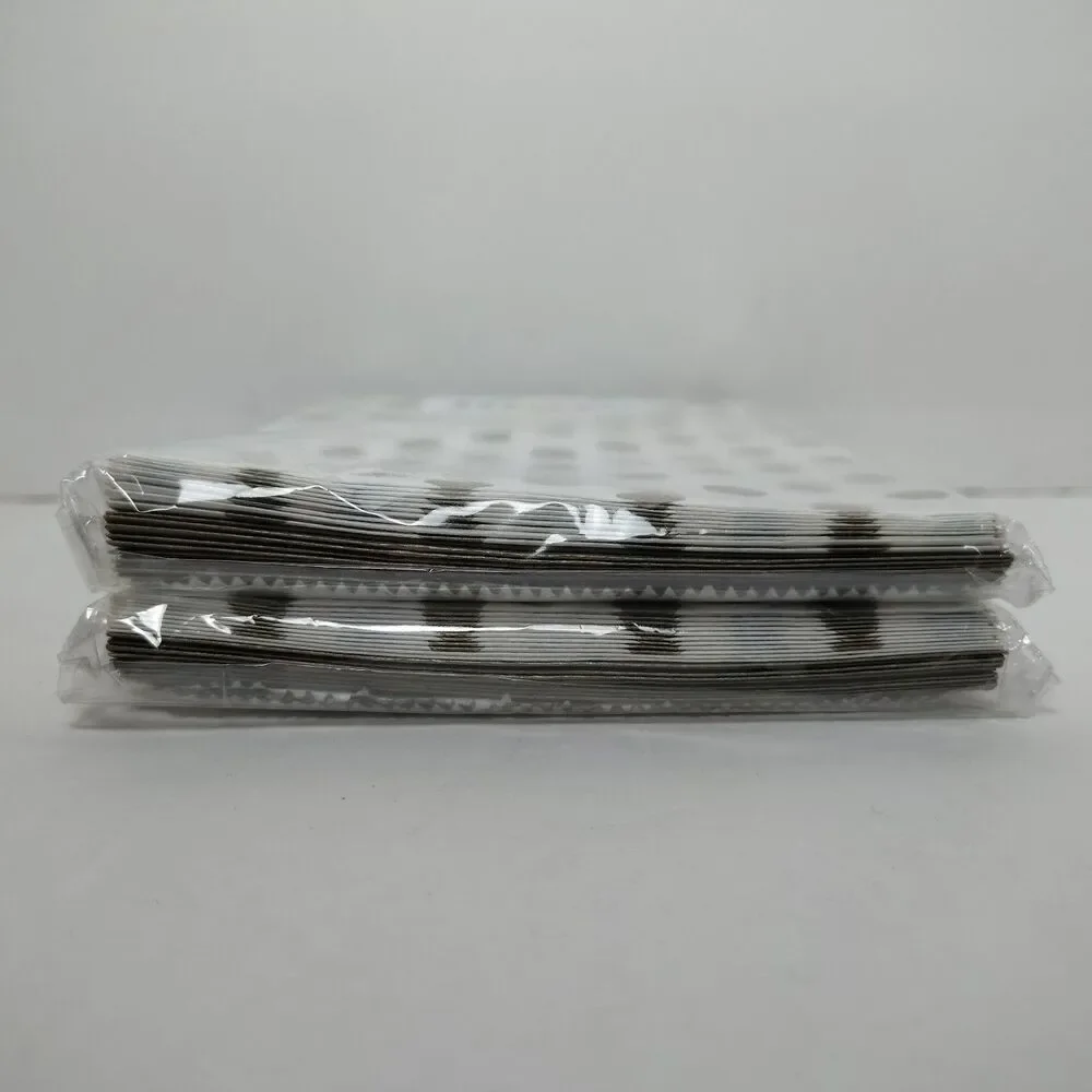 White Gold Paper Goodie Bags Party Supplies Assorted Patterns 2- 48 Count Packs